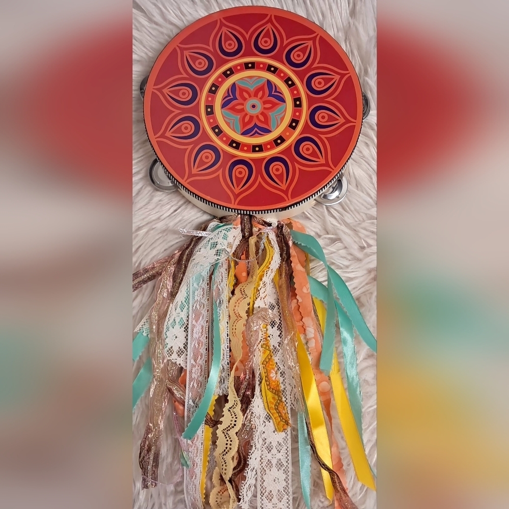 8" Festival Tambourine - Picture 2 of 5